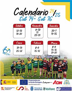 Calendario Temporada 2024-2025 Sub 14-Sub16